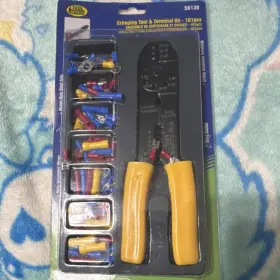 56130 Tool Cache Crimping And Terminal Kit 101pcs Model Yellow Handles