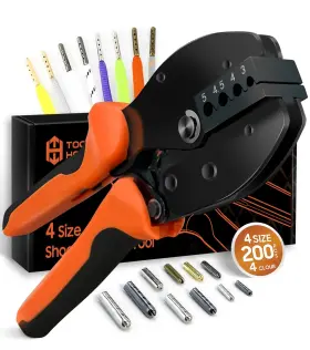 Xk11 Toolhoper Aglets For Shoelaces Aglet Crimping Tool Four Sizes 3/4/4.5/5mm Repai