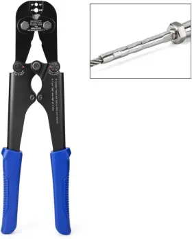 Iws-2316r Tools Icrimp Wire Rope Crimper For Cable Railing Swage Applications 1/8 Inch &3/16 Single