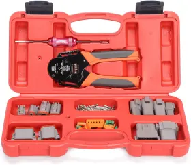 Pc-iwd16 Tools Icrimp Deutsch Crimp Tool Kit Closed Barrel Crimper 4 Way Indent 8 Impression