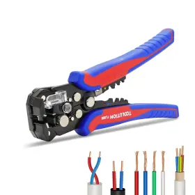 Toolution 850071025316 3-in-1 Self-adjusting Wire Stripper Tool Heavy Duty Electrical Stripping