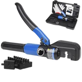T-bhc082303 Toscoco Upgraded Hydraulic Crimping Tool For 1/8 Inch 3/16 Stainless Steel Cable Railing Ha