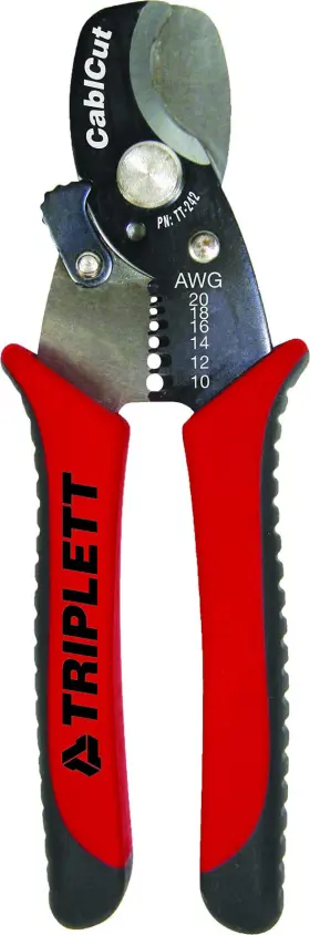 Tt-242 Triplett 614395031497 Cablcut Multi-wire Copper Cable Cutter With Precision 10 To 20 Awg Wir