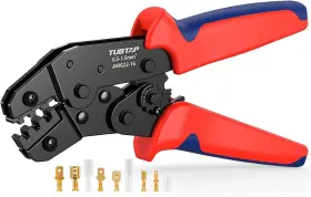 Crimpers-4 Tubtap Spade Connector Tool 22-16 Awg Bullet Connectors For Insulated