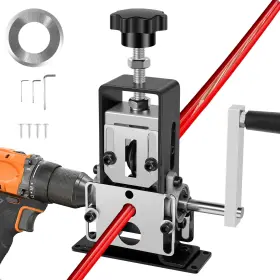 Wsm001 Tybxjun Manual Wire Stripping Machine 0.06-1 Inch Gauge Drill Powered Hand Crank