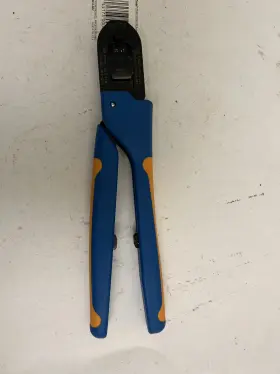91536-1 Tyco Electronics Side Entry Ratcheting Crimper Hand Tool 20-16 Awg Used Very Clean