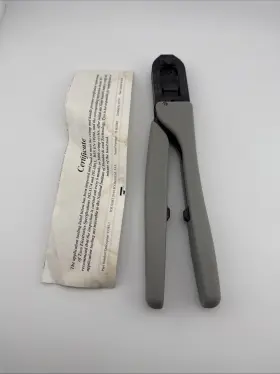 91585-1 Tyco Electronics Side Entry Ratcheting Crimper Hand Tool New Old Stock