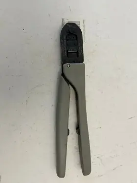91597-1 Tyco Electronics Side Entry Ratcheting Crimper Hand Tool 24-18 Awg Used Very Clean
