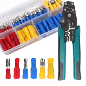 Gj9-1 Tyj Bullet Wire Connectors Kit With Crimp/stripping/cutting Multifunction Cr