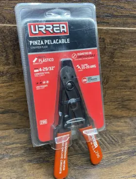 Urrea 660731607161 296 Plier 10-20 Awg Adjustable Stripper Cutter Red Handle Made In Usa New