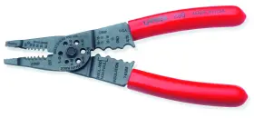 Urrea 660731607185 Wire Stripper Tool - 8-1/4 Inch Cutting And Stripping Plier With 10-22 Awg Capaci