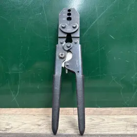T1720 Vaco 9525 Ratcheting Coax Cable Crimper .262 .324 .384 Vtg Made In Usa
