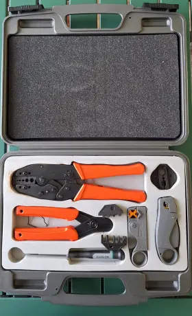Dl-801gk Valley Enterprises Rf/communications Coaxial Cable Ratcheting Crimper And Stripper