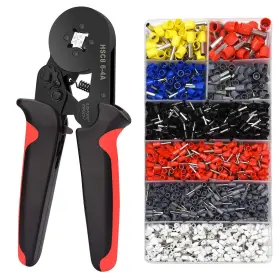 Vanow 822361014478 Ferrule Crimping Tools Wire Pliers - 1800 Pcs Ferrules With Crimpers Pli