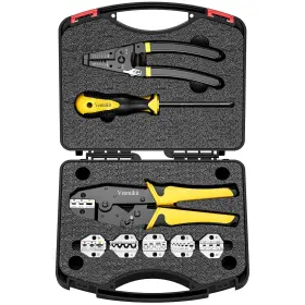 Xuanyihe-034us Vesmikit 8pcs Crimper Set For Heat Shrink Terminals And Connectors With 6 Dies