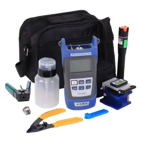 Fc6s Vfltool 738729287296 Fiber Optic Termination Tool Kit 9 In 1 Assembly Ftth With Cleaver