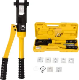 Hond0069c0060 Vicbas Hand Hydraulic Crimping 8awg-4/0awg Cable Lug Terminal Crimper With 8 Pairs Dies