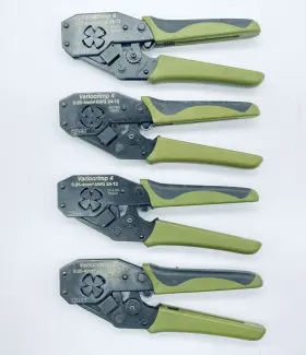 206-1204 Wago Tyco Amp Klein Thomas & Betts Milwaukee Greenlee Lot Of 4 Variocrimp Manual Ferrule Crimping Tool Awg 24-12 .25-4mm