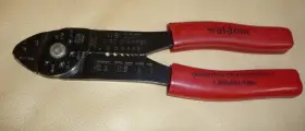 Waldom Electronics W-ht1919 Molex 24-14 Awg Crimp Tool Bolt Cutter Wire Stripper New