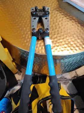 Wa2344419ur Waltvotur For 0-10awg Battery Cable Lugs Crimping Tool Wire Lug Crimper&cable Cutter