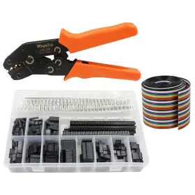 Wayintop 710568030080 Connector Crimping Tool Kit Crimper Plier 2.54mm Header Male Female Crimp Pins T