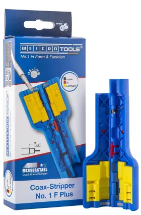 Weicon 024596052928 Tools Coax Stripper No. 1 F Plus For Fcompression Connectors/stripping Tool