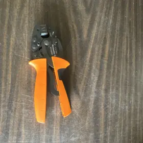 9012500000 Weidm Ller Hand Crimper Tool With Orange Handles For Precision Wiring