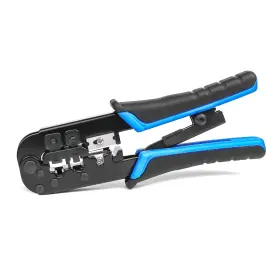 Wks-568r Wekesigo Network Crimper Cable Stripper Cutter - Rj11 Rj12 Rj45 6p6c/4c 8p8c Connector