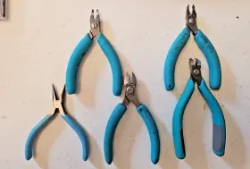 2403e Weller 575e Lot Of 5 Precision Esd Pliers/cutters Erem 822n Xcelite L4g