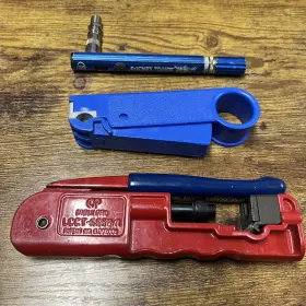 Tl-cct-ss59 West Penn Wire Tl-cct-ss59/11 Tool Lot Of 3 Pro Compression Cable Pocket Toner