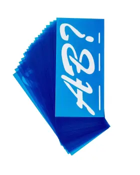 15831 Westcott 088359084032 Lettercraft Stencil Brush Font 3-inch Characters Sb3/15831