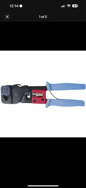 13h885 Westward Tel Modular Plug Crimper