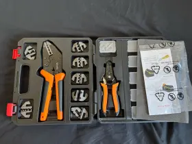 Wirefy-crmp-aa16bb1 Wirefy Crimping Tool Set 11 Pcs - High Leverage Wire Crimper 9 Inch