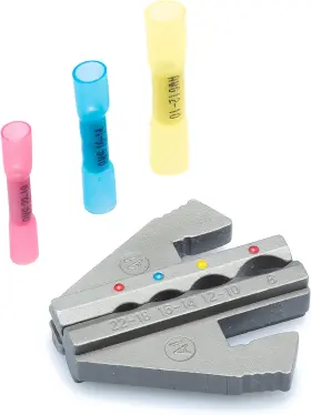 Wirefy-icd-a1 Wirefy Crimping Die For Heat Shrink Butt Connectors - 22-8 Awg