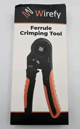 Wrf0000456v000s Wirefy Ferrule Crimping Tool Adjustable Wire Terminal Crimper 28-7 Awg New