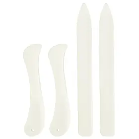 Ad241-242 Wonvoc 4 Pcs Bone Folders Crease Makers Scoring Tool Plastic Folder Paper Cr