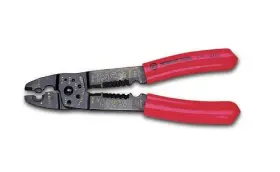 Wright Tool 076799094728 Wire Stripping Plier With Cutter/crimper - 6 Strip Stations 10-22 Awg