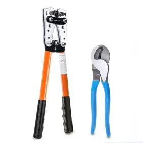 50be Yangoutool Battery Terminal Crimper Tool Set And Wire Lug Crimping Kit W