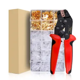 Yangoutool 744790277890 Terminals Crimping Tool Kit Ratcheting Wire Pliers Of Aw