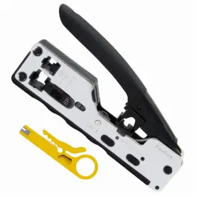 8p8c Yankok 165439941615 Cat5/5e Cat6/6a Cat7 Modular Crimper Crimps Shielded And Unshielded Rj45