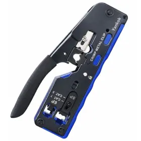 Rj11 Yankok 764555091981 Rj45 Rj12 Modular Crimper For Cat5/5e Cat6 Unshielded And Cat6a Cat7 Shi
