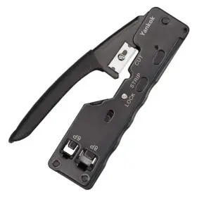 Yknt-ptc-sp670bk Yankok Pass Through Crimper For Rj45 Passthru And Rj12 Rj11 8p 6p Regular Network