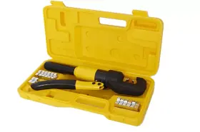Yes1649 Yescom 8 Dies Hydraulic Crimper Crimping Tool Wire Battery Cable Lug Terminal 10 Ton