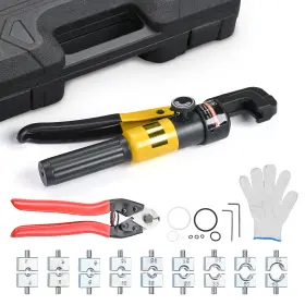 25hwc002-t10d9-01.v1 Yessources Hydraulic Wire Crimper And Cutter For Battery Cable Lug Deck Railing