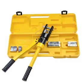 25hwc003-t16d11-01 Yessources 16 Ton Hydraulic Wire Crimper Battery Cable Lug Terminal Crimping Tool 11 Dies