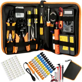 Yichuhaoxi 313047475404 106-piece Professional Network Crimper Tool Kit Cat5e Cat6 Rj45 Crimping Etherne