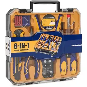 Yichuhaoxi 705353785054 8 In 1 Self Adjusting Wire Stripper Tool Kit With Pliers Screwdrivers Voltage De