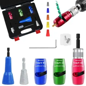 Hbc-bxq-7pcs-1011 Yihangye Wire Twister Tool For Drill 10-12-14 Gauge Electric Stripper Wiring