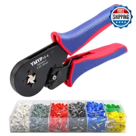 B0c6d9svr2 Ymyp Ferrule Crimping Tool Kit 23-7 Awg 1900pcs Ferrules Square Crimper