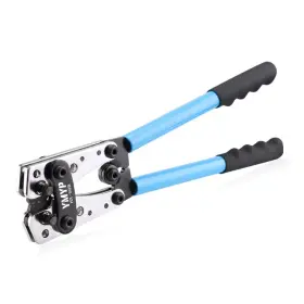Hx-50b-001 Ymyp Battery Cable Lug Crimping Tool For Awg 101 Copper Lugs Heavy Duty Crimper C